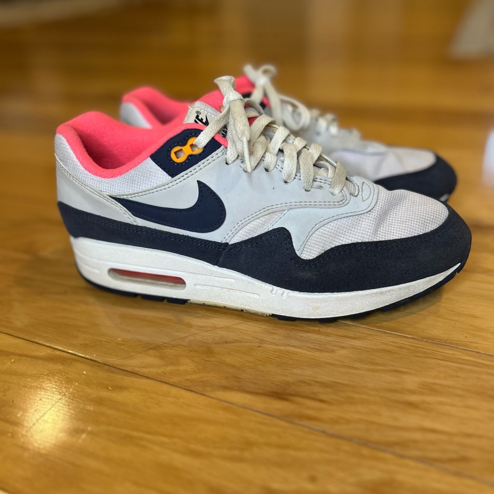 Nike Air Max 1 Midnight Navy and Pink for Women
